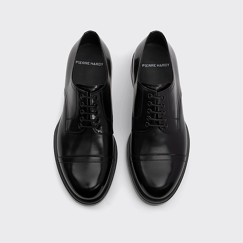 Pierre Hardy DERBY RALPH, cuir de veau verni noir, vue 2