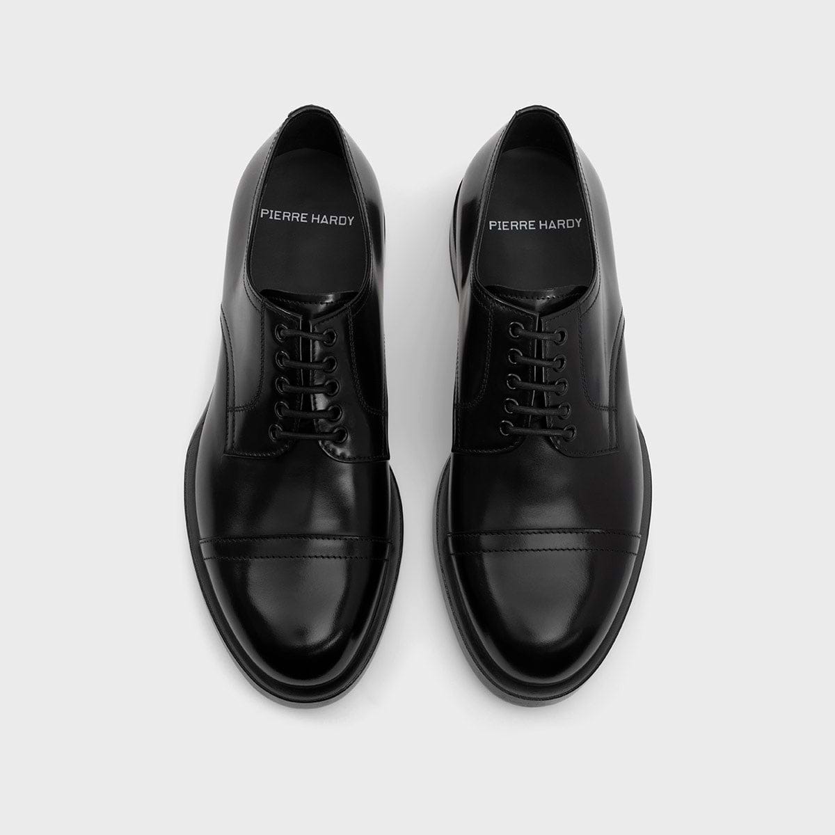 Pierre Hardy DERBY RALPH, cuir de veau verni noir, vue 3