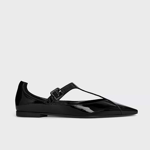 Pierre Hardy SALOMÉ EDDIE, cuir de chevreau verni noir
