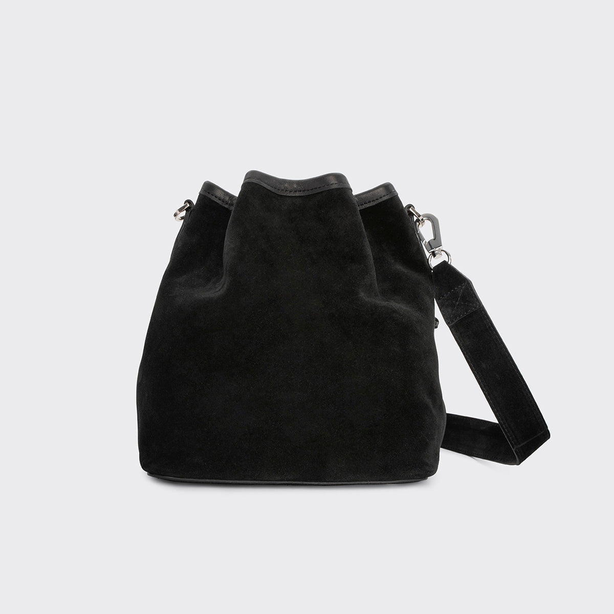 Pierre Hardy SAC SCEAU ALPHA DAY MAXI, veau velours noir et cuir de veau noir, vue 4