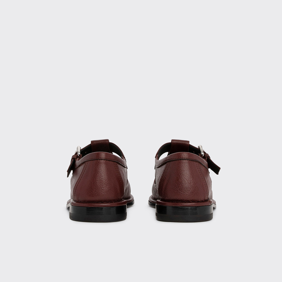 Pierre Hardy SANDALE MODICA, cuir de chèvre grainé bordeaux, vue 8