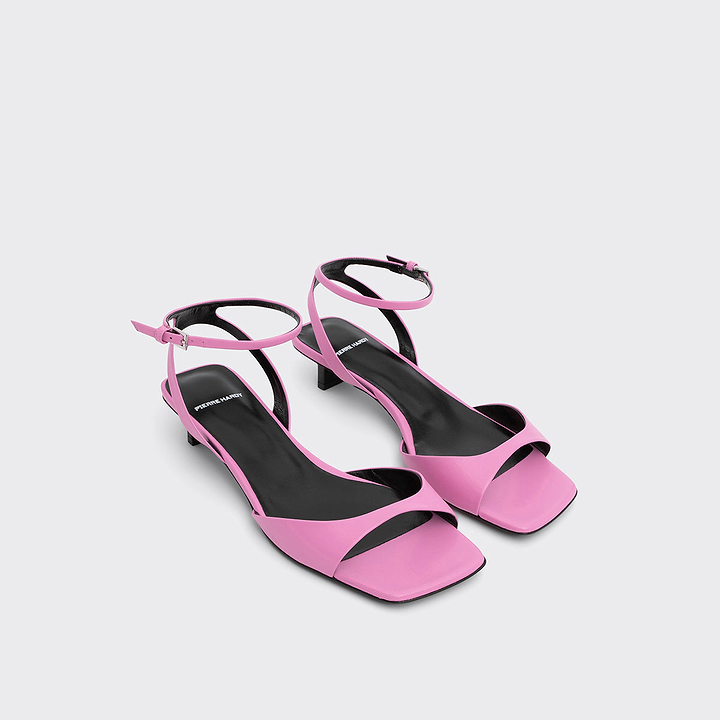 Pierre Hardy STELLA SANDAL, pink kidskin, vue 6