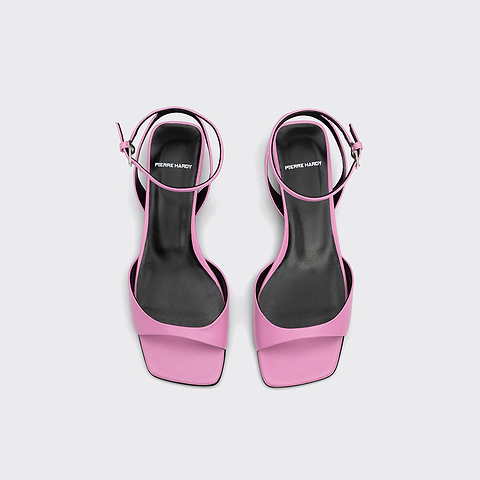 Pierre Hardy STELLA SANDAL, pink kidskin, vue 2