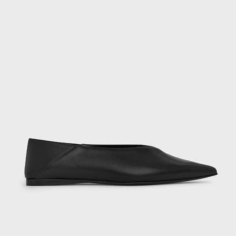 Pierre Hardy BALLERINE VITESSE, cuir d'agneau noir