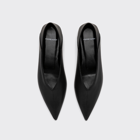 Pierre Hardy BALLERINE VITESSE, cuir d'agneau noir, vue 2