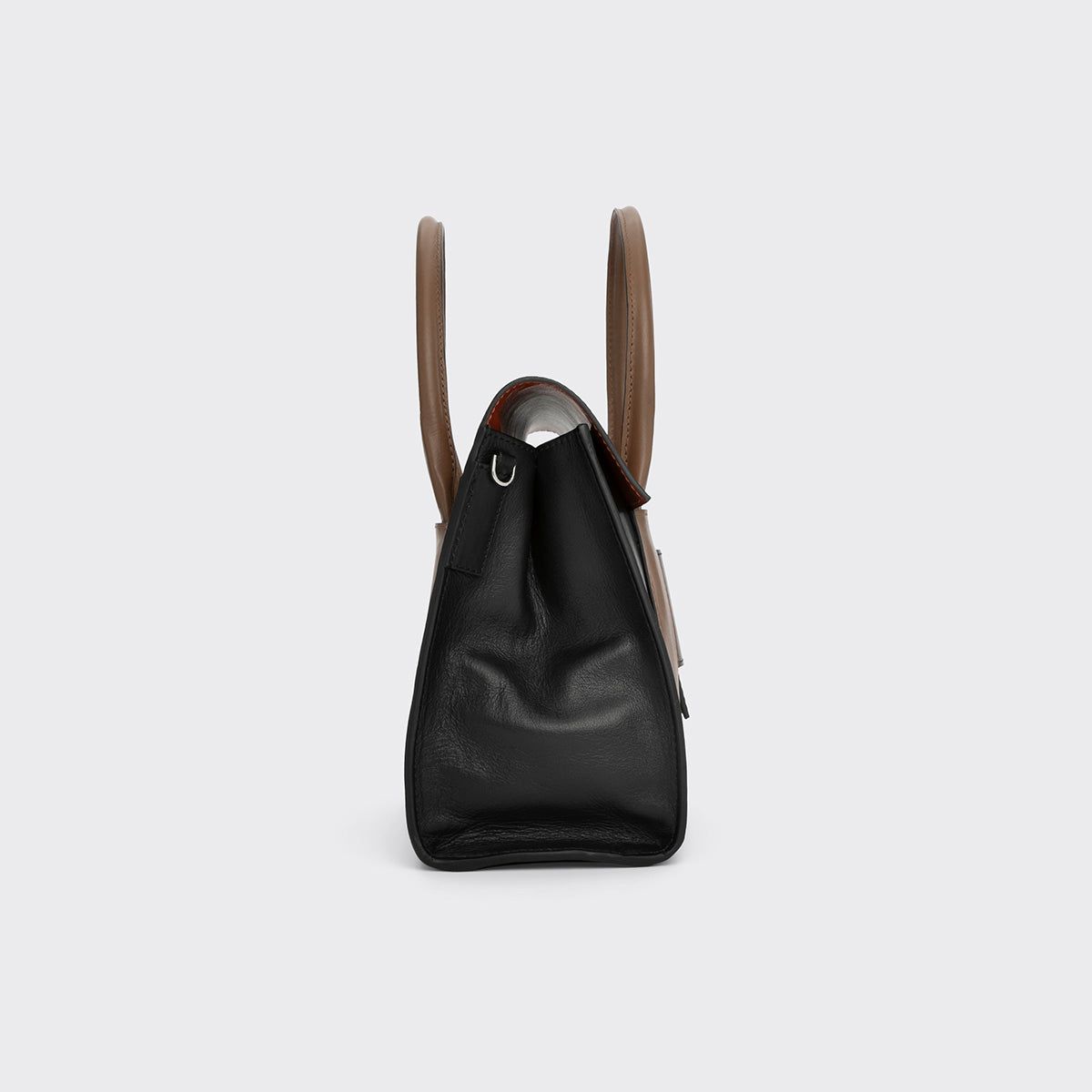 Pierre Hardy CABAS 217, cuir de veau noir, camel et rouille, vue 5