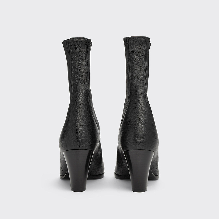 Pierre Hardy BOTTINES RODEO, cuir de chèvre grainé noir, vue 4