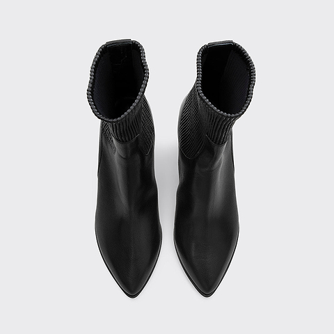 Pierre Hardy BOTTINES RODEO, cuir de chèvre grainé noir, vue 2