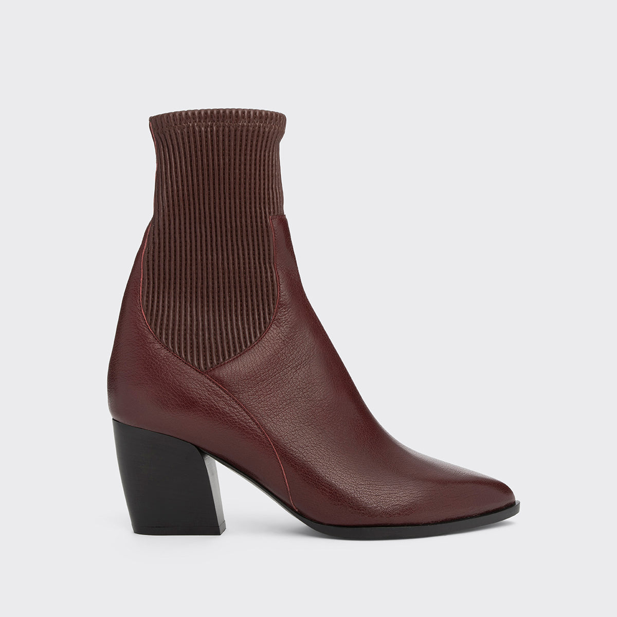 Pierre Hardy BOTTINES RODEO, cuir de chevreau bordeaux