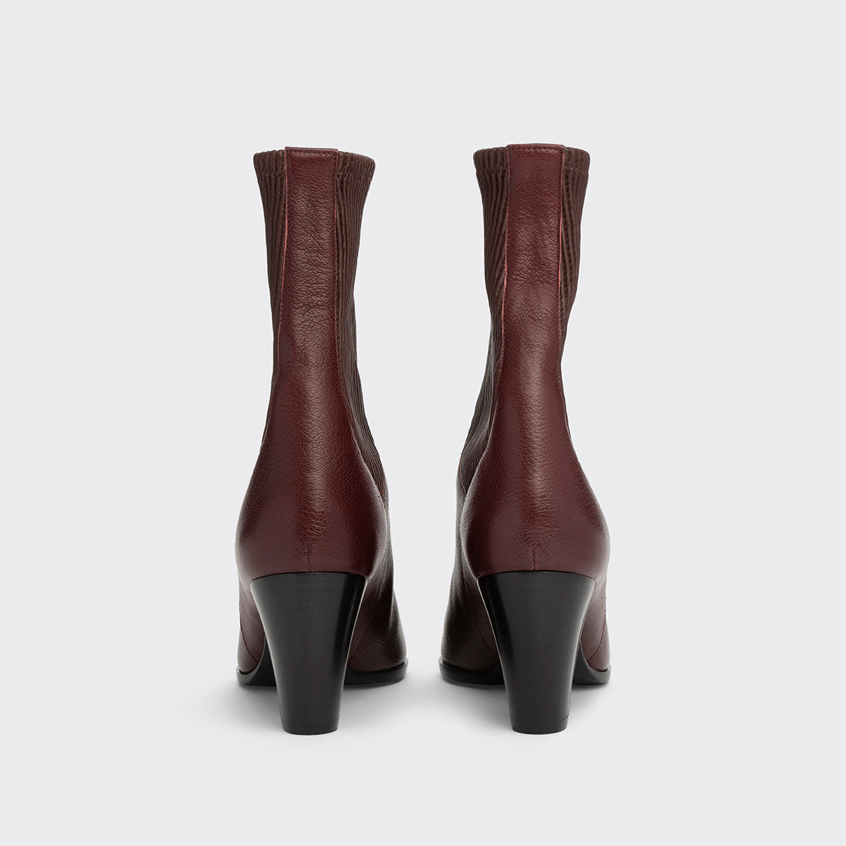 Pierre Hardy BOTTINES RODEO, cuir de chevreau bordeaux, vue 4