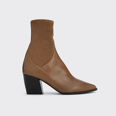 Pierre Hardy BOTTINES RODEO, cuir d'agneau camel