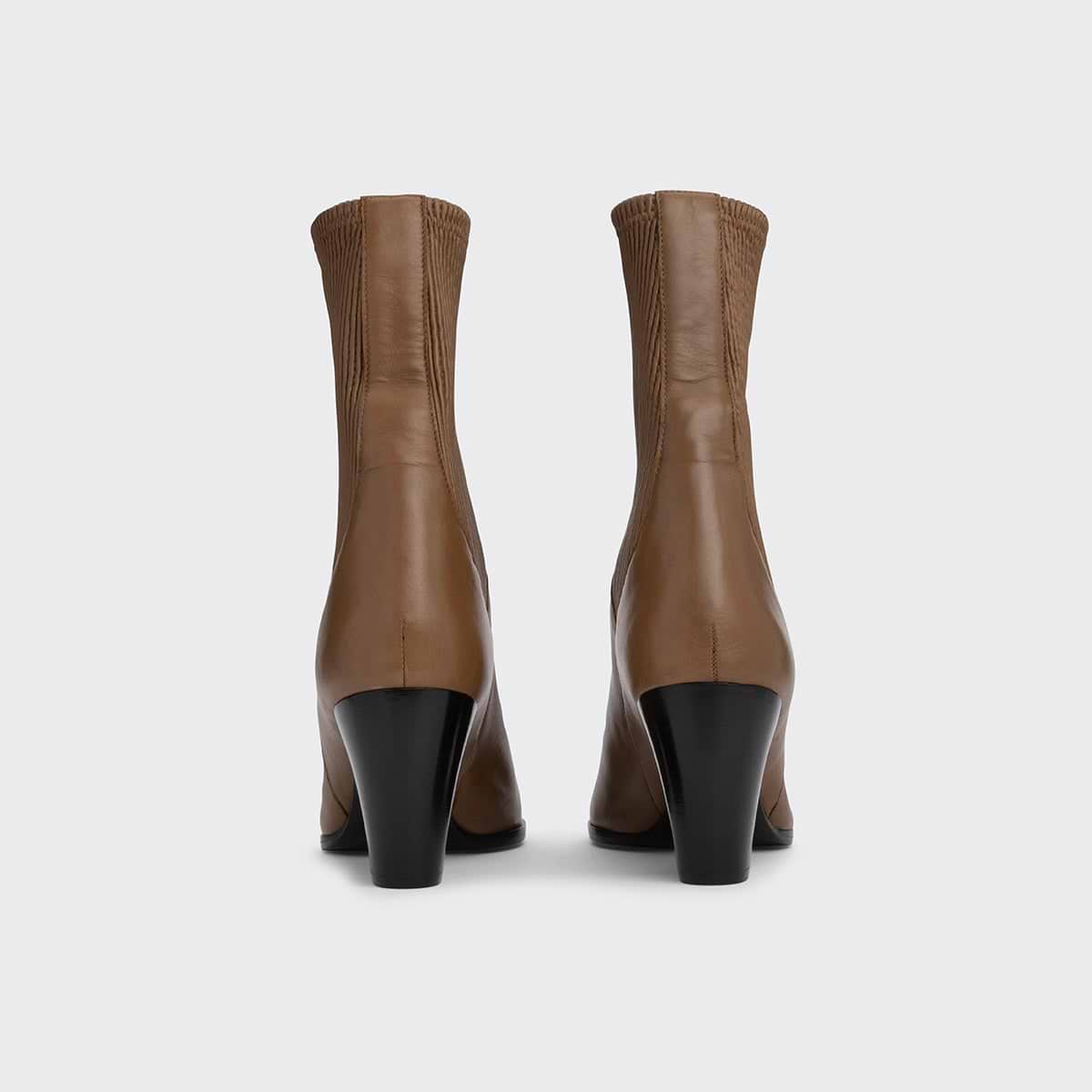 Pierre Hardy BOTTINES RODEO, cuir d'agneau camel, vue 6