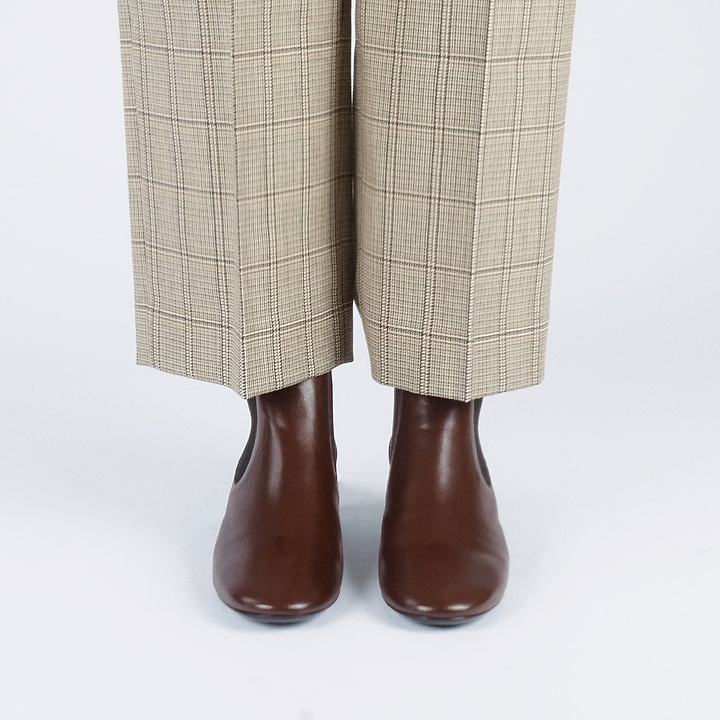 Pierre Hardy BOTTINES CLAUDE, cuir de chevreau noisette, vue 3