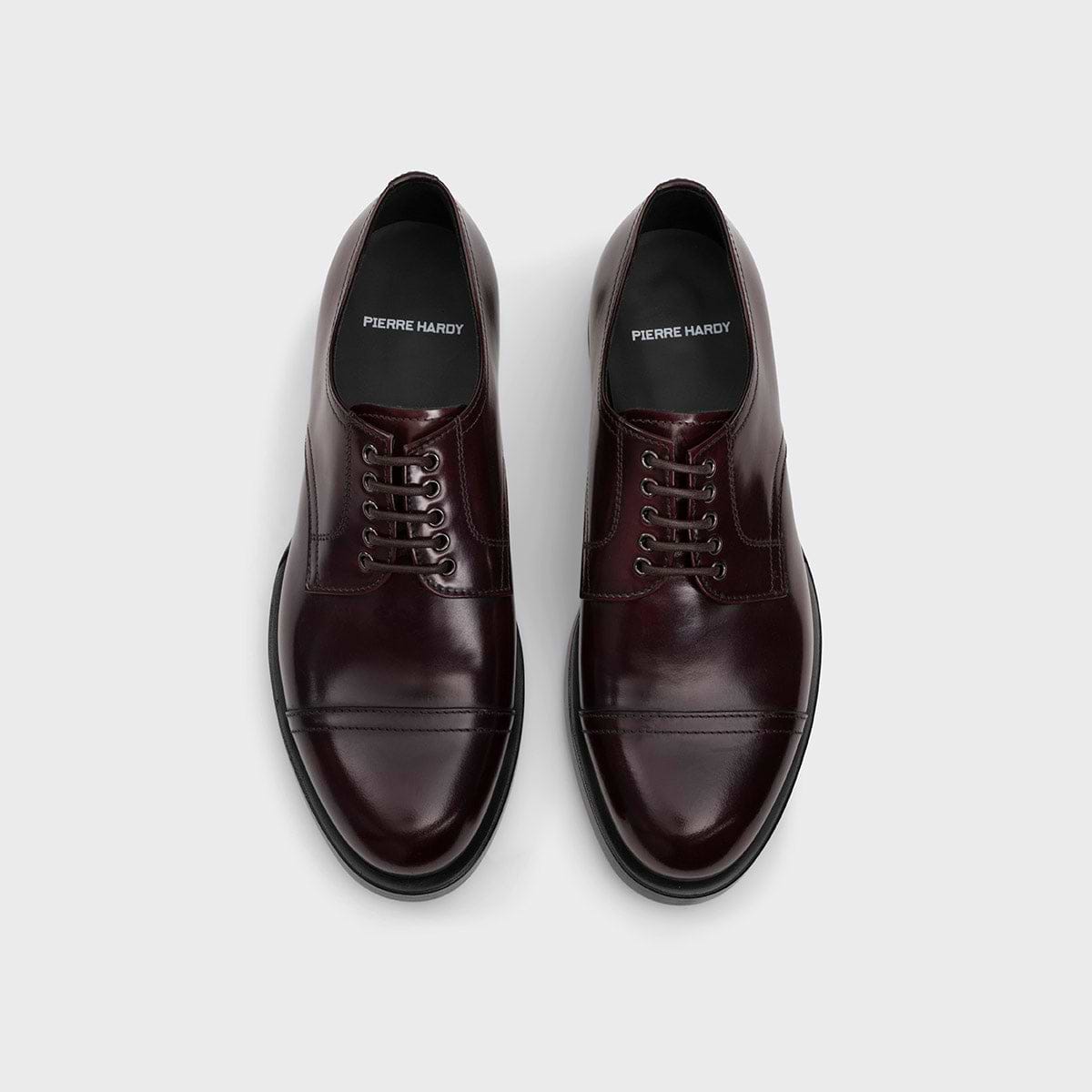 Pierre Hardy DERBY RALPH, cuir de veau bordeaux, vue 3