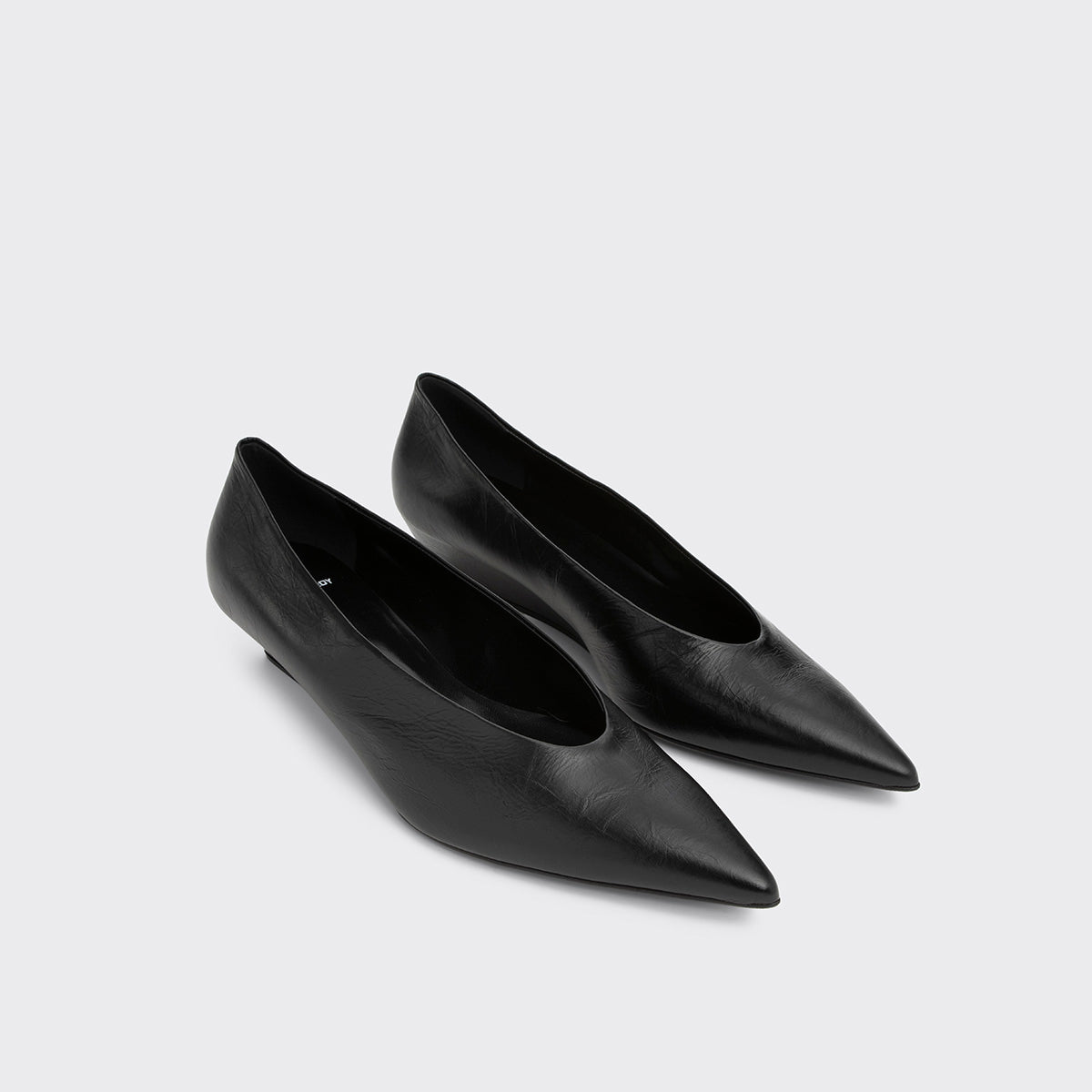 Pierre Hardy AMBER PUMP, black crinkled calfskin, vue 4