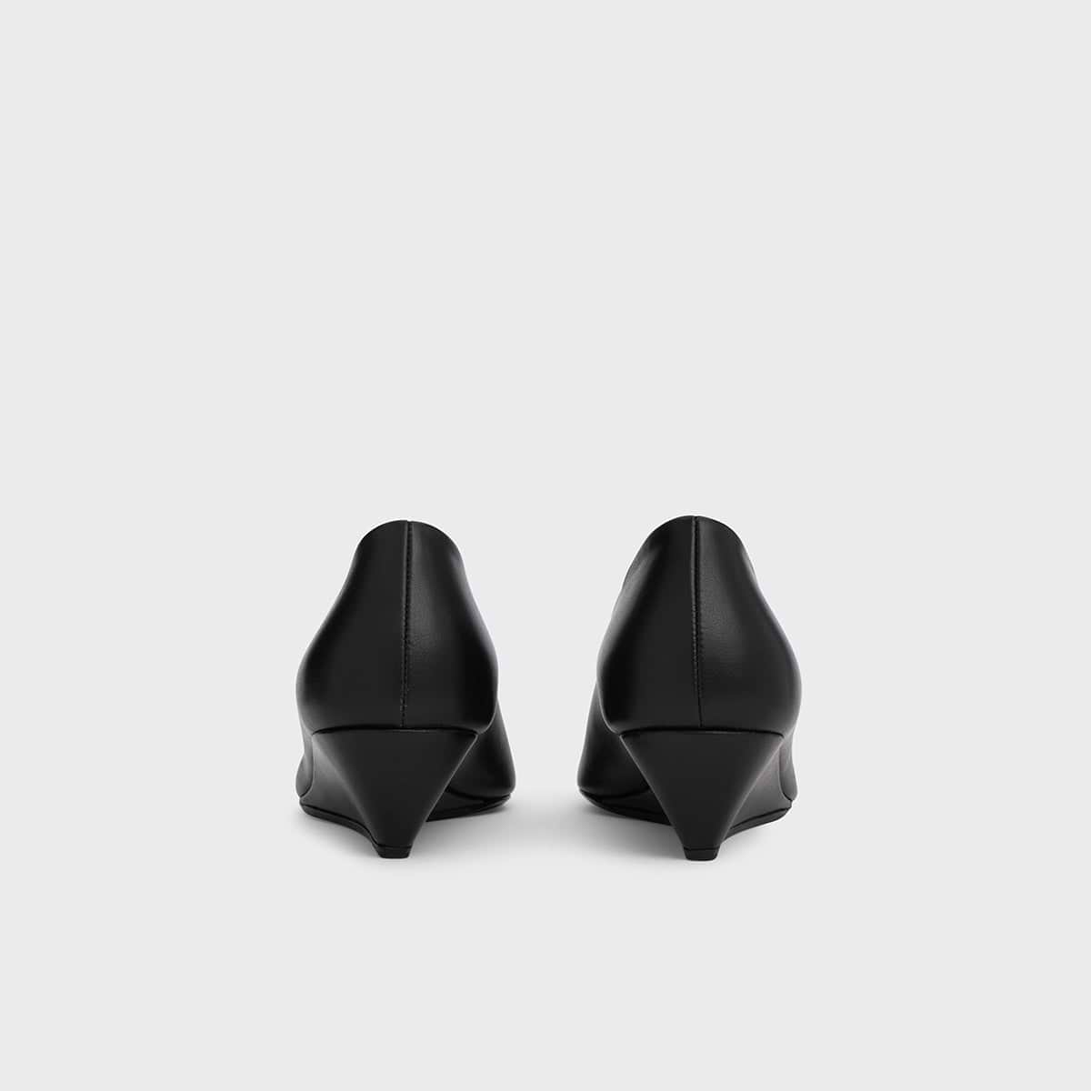 Pierre Hardy ESCARPIN AMBER, cuir de veau noir, vue 3