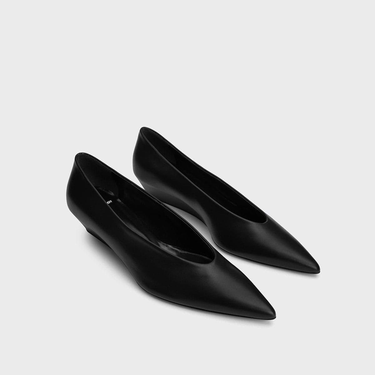 Pierre Hardy ESCARPIN AMBER, cuir de veau noir, vue 2