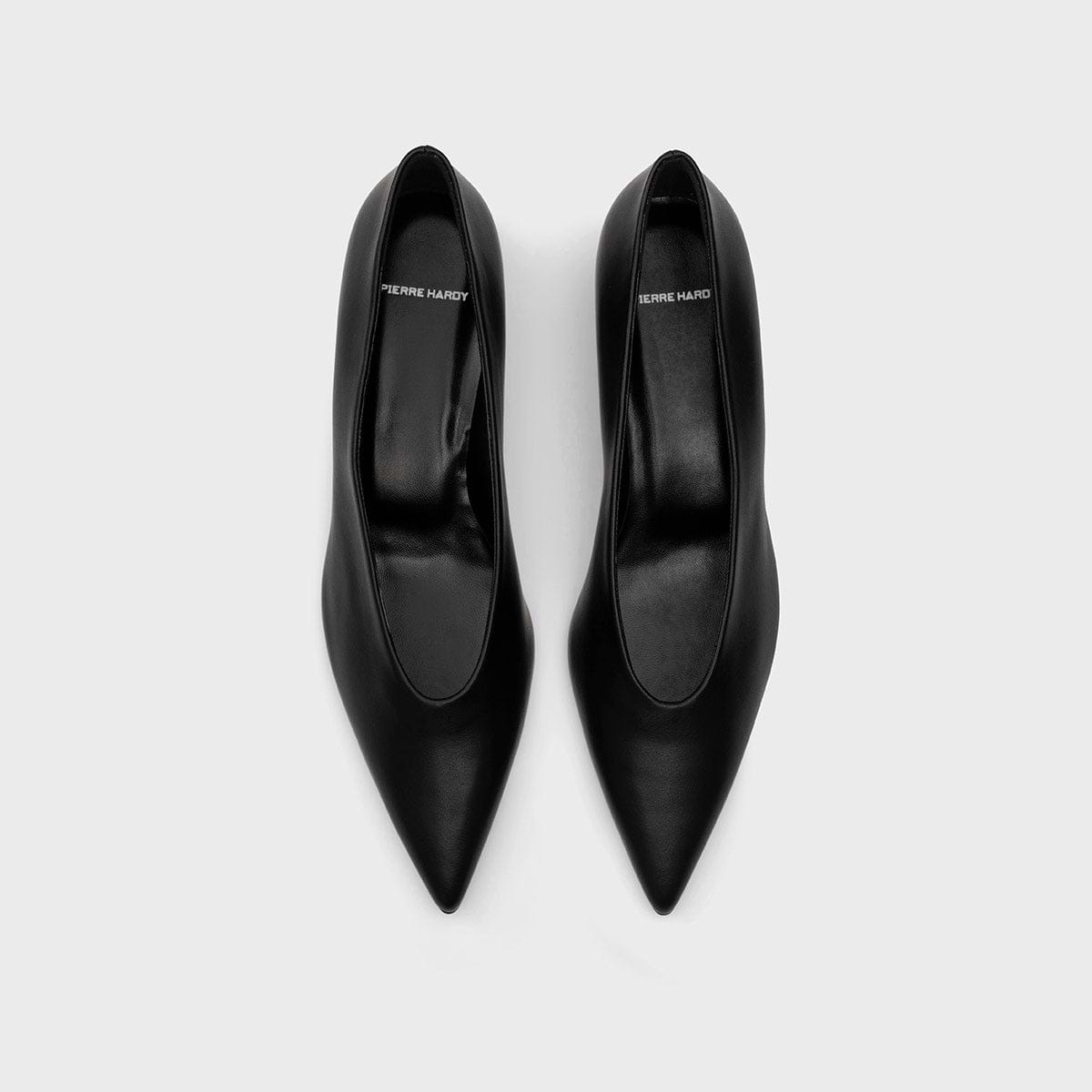 Pierre Hardy ESCARPIN AMBER, cuir de veau noir, vue 5