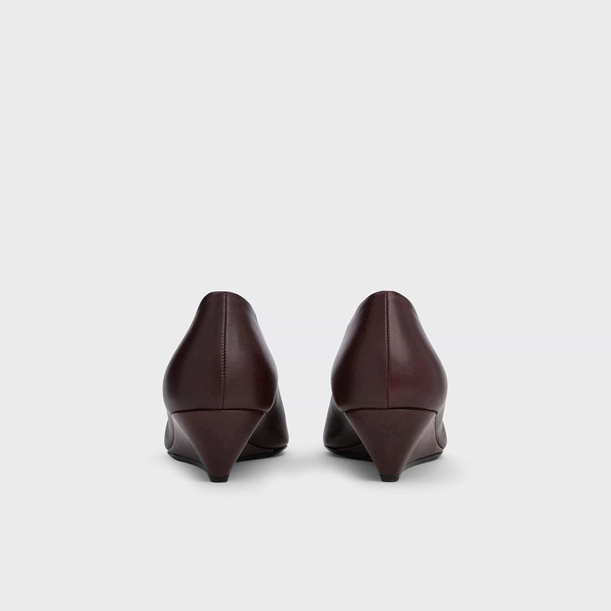 Pierre Hardy ESCARPIN AMBER, cuir d'agneau bordeaux, vue 7