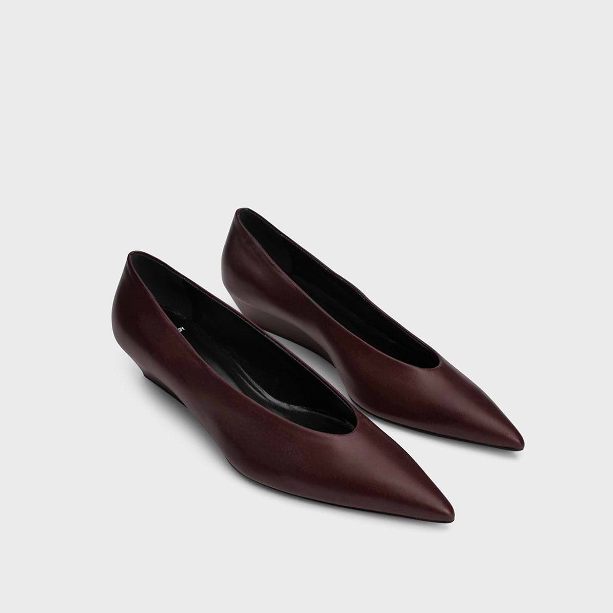 Pierre Hardy ESCARPIN AMBER, cuir d'agneau bordeaux, vue 6