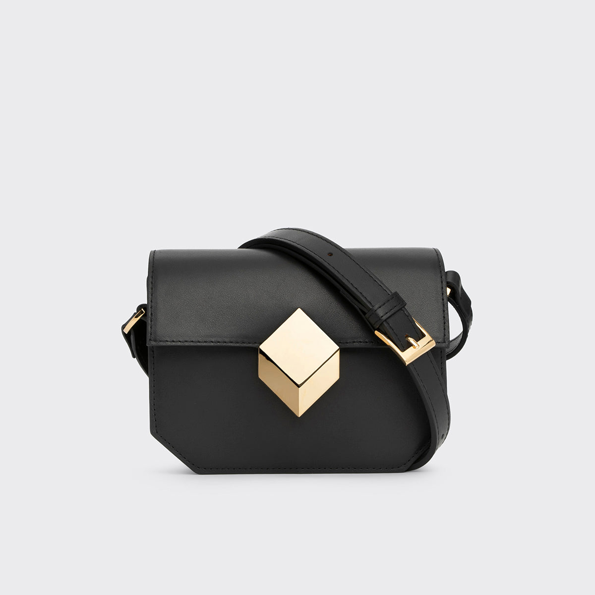 Pierre Hardy SAC À MAIN MINI PRISM, cuir de veau noir