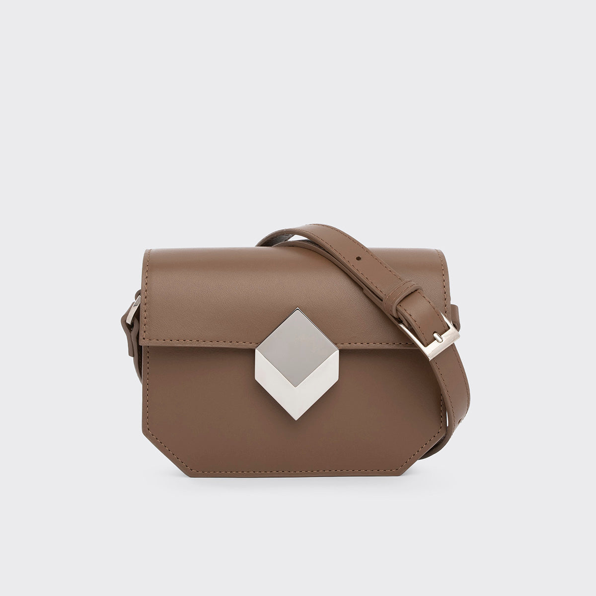 Pierre Hardy SAC À MAIN MINI PRISM, cuir de veau camel