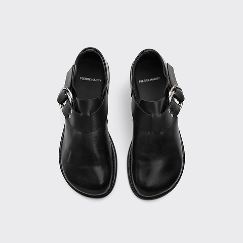 Pierre Hardy MOCASSIN NIRVANA, cuir de veau noir, vue 2