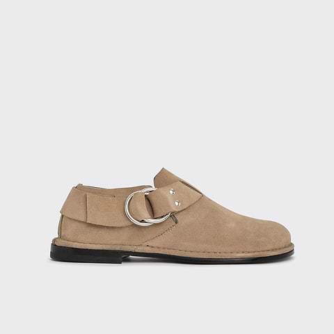 Pierre Hardy MOCASSIN NIRVANA, veau velours sable