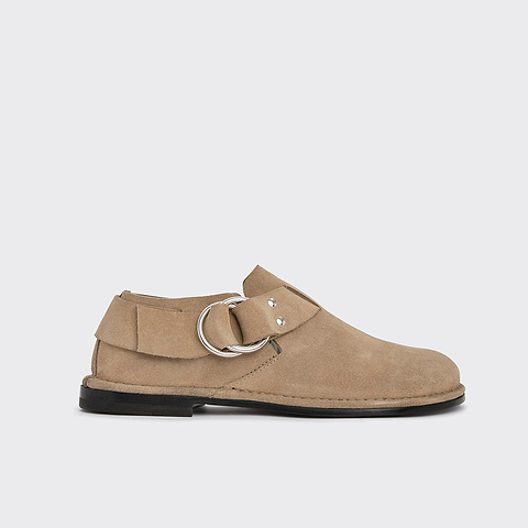 Pierre Hardy MOCASSIN NIRVANA, veau velours sable