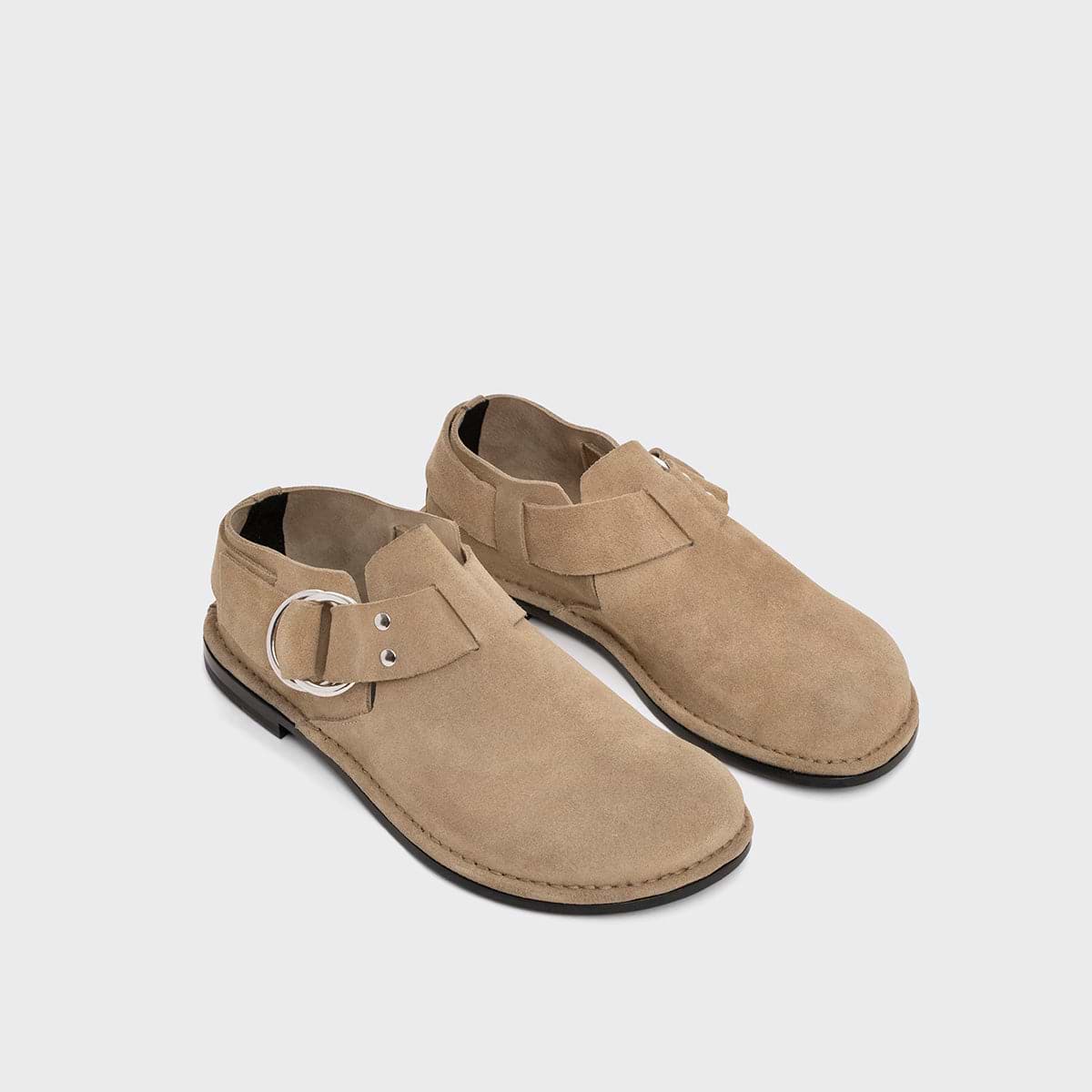 Pierre Hardy MOCASSIN NIRVANA, veau velours sable, vue 3