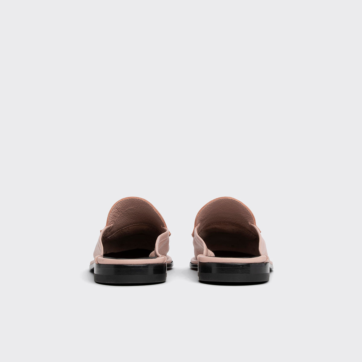 Pierre Hardy MULE NOTO, cuir de chèvre grainé rose poudré, vue 7