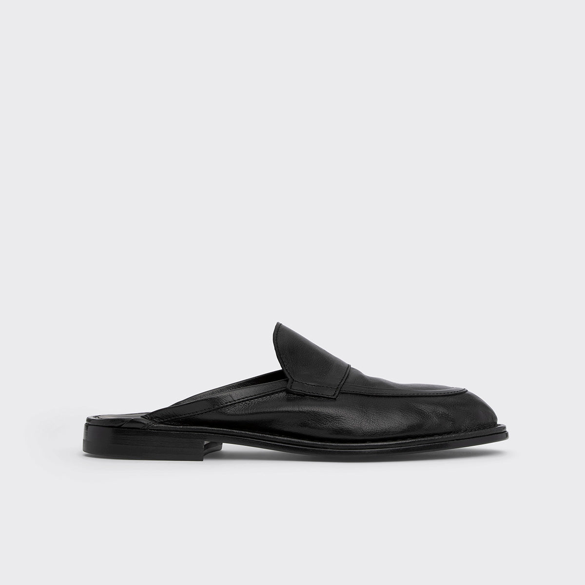 Pierre Hardy MULE NOTO, cuir de kangourou noir