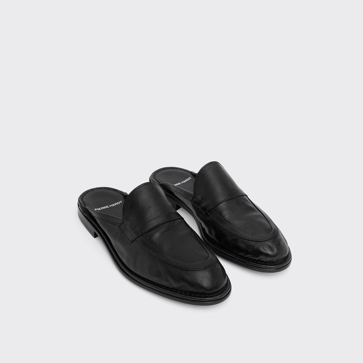 Pierre Hardy MULE NOTO, cuir de kangourou noir, vue 7
