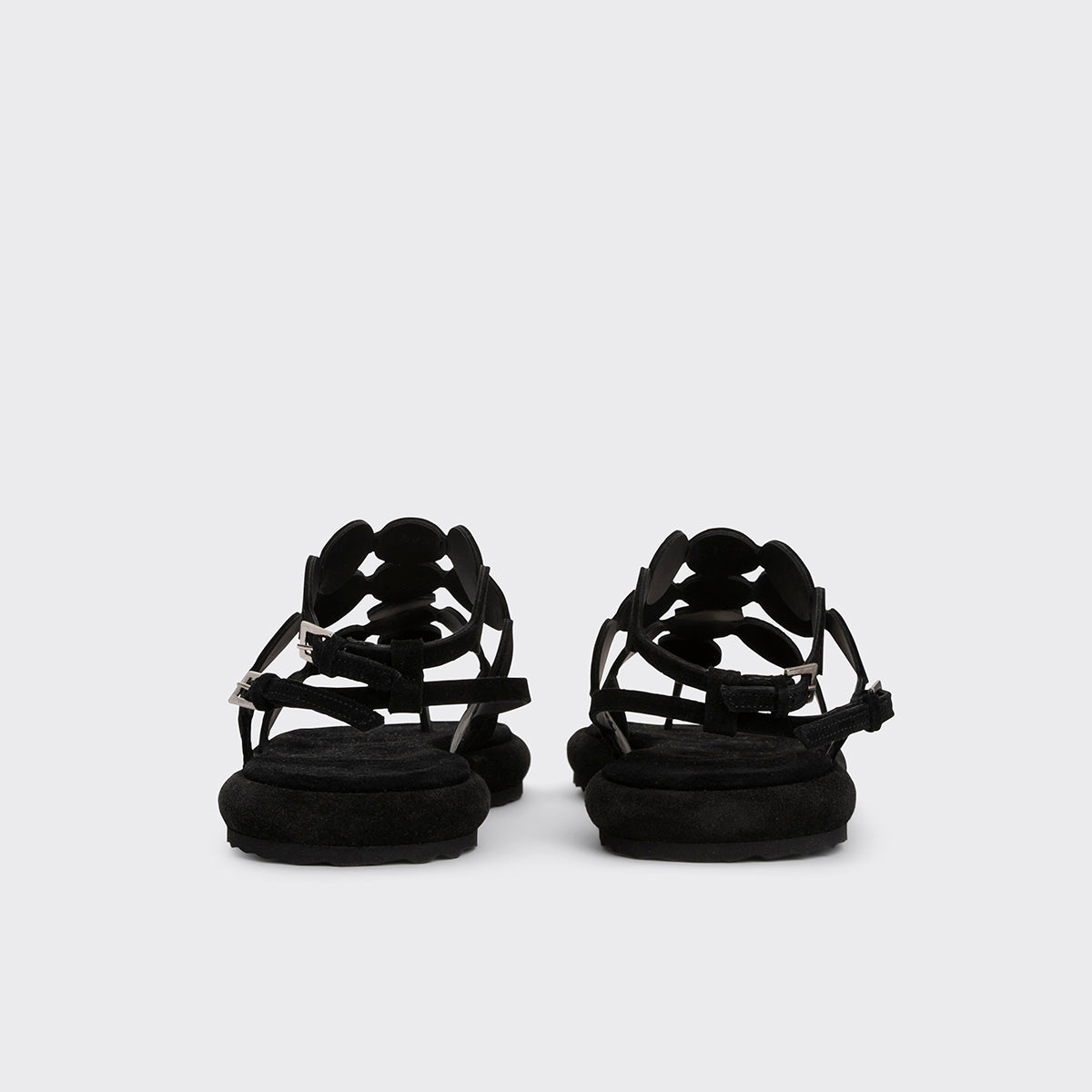 Pierre Hardy ANTIC BULLES SANDAL, black suede calfskin, vue 9