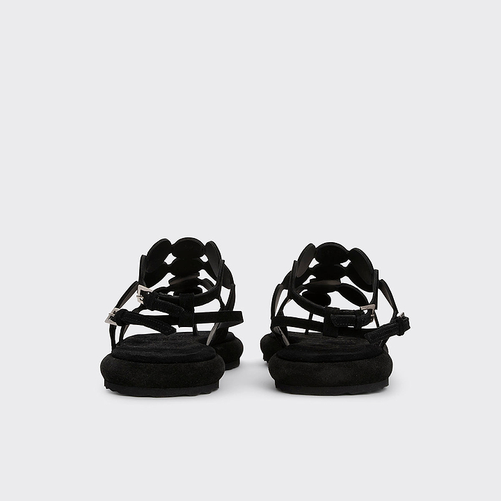 Pierre Hardy ANTIC BULLES SANDAL, black suede calfskin, vue 9