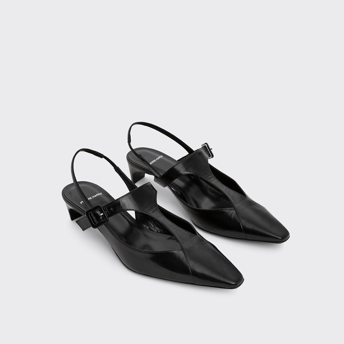 Pierre Hardy ESCARPIN SLINGBACK EDDIE, cuir de chevreau noir, vue 7