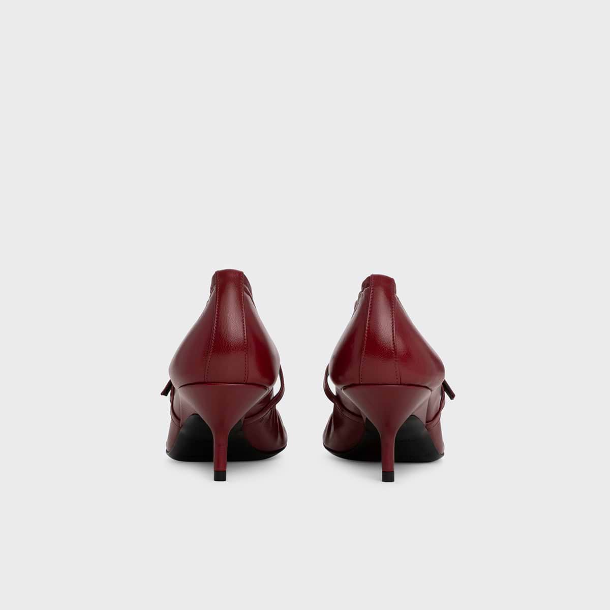 Pierre Hardy ESCARPIN VITTI, cuir de chevreau rouge carmin, vue 7