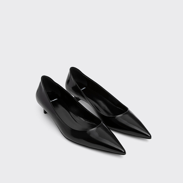 Pierre Hardy ESCARPIN ANOUK, cuir d'agneau glacé noir, vue 3
