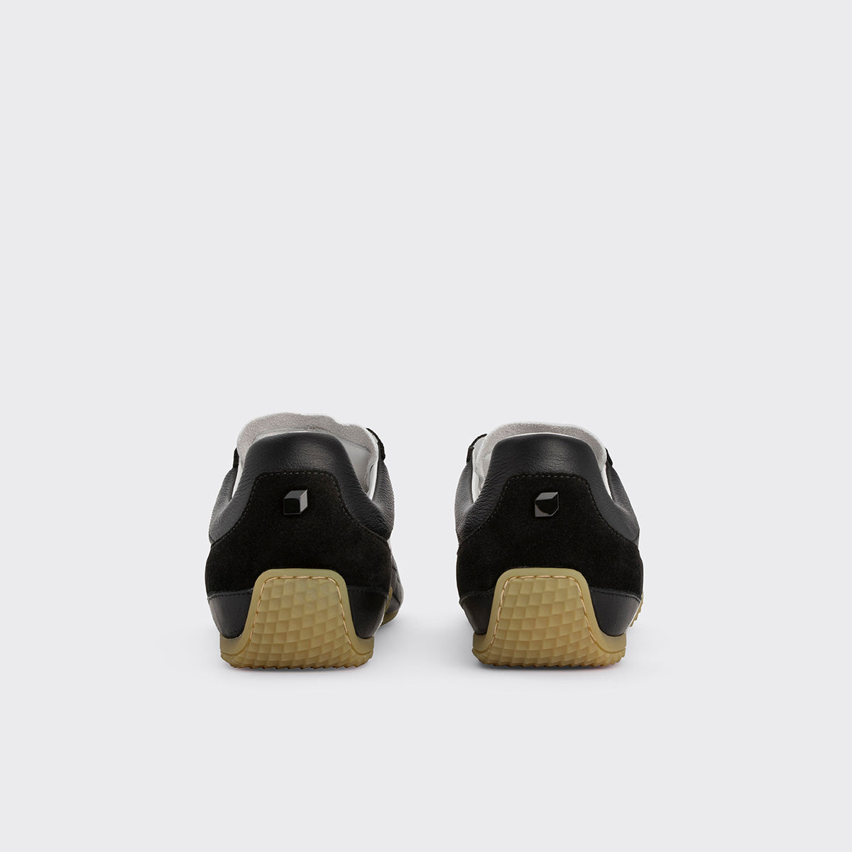 Pierre Hardy BASKETS JUMP, cuir de veau noir & blanc et veau velours noir, vue 9