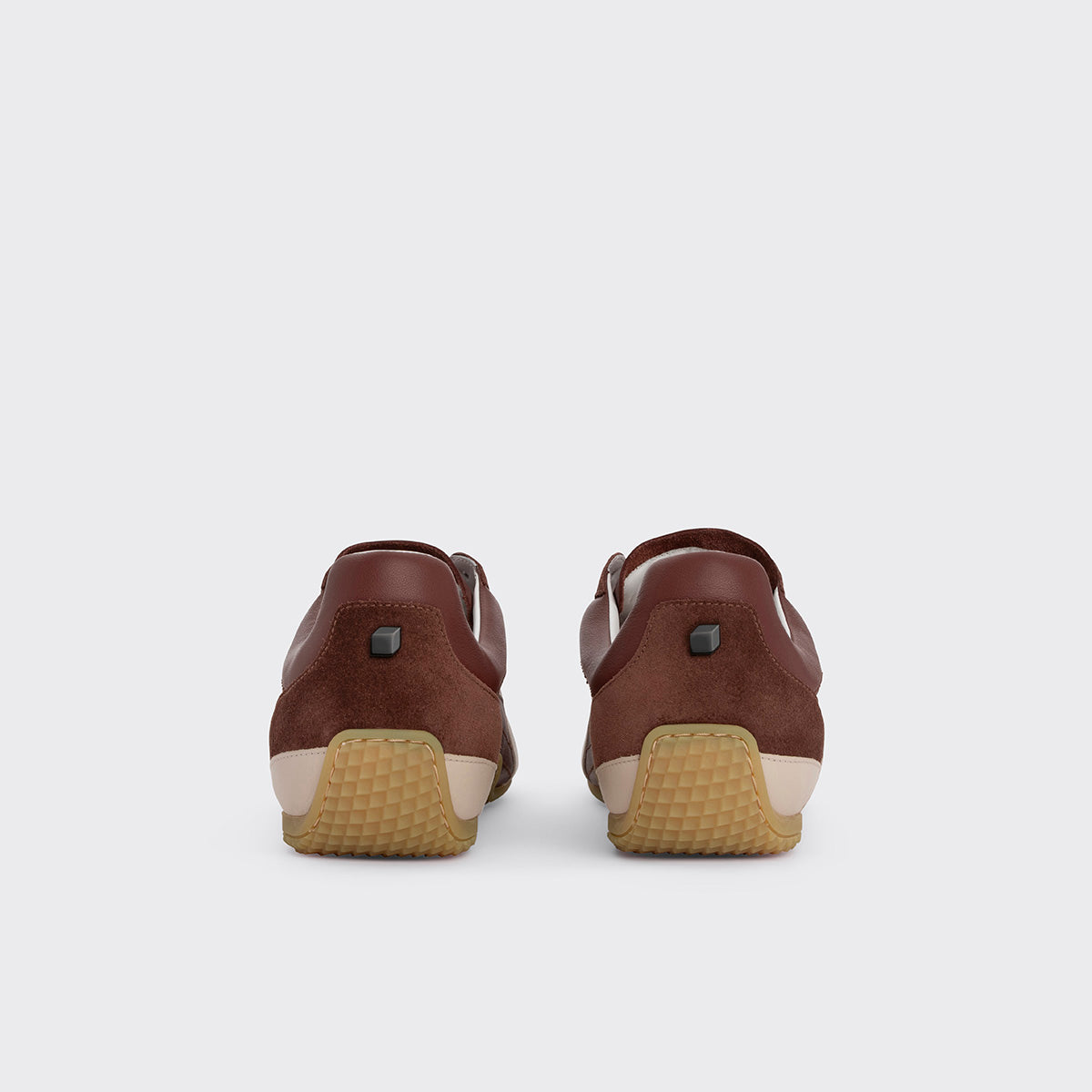 Pierre Hardy BASKETS JUMP, cuir de veau marron & blanc cassé et veau velours marron, vue 9