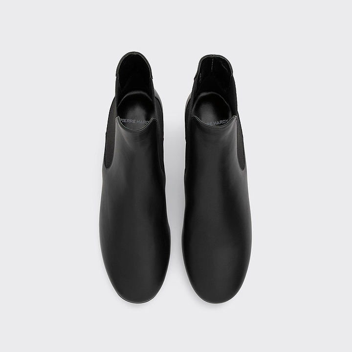Pierre Hardy BOTTINES CHELSEA CLAUDE, cuir de veau noir, vue 3