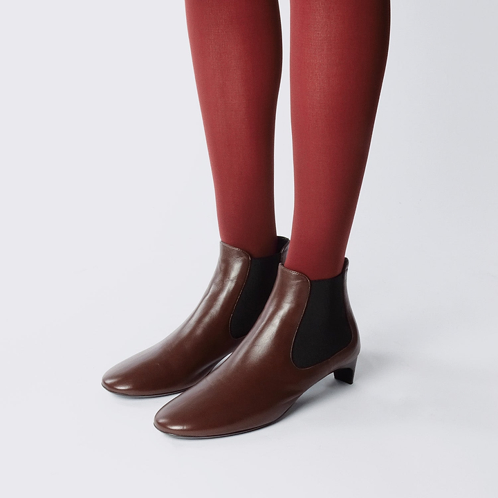 Pierre Hardy BOTTINES CHELSEA CLAUDE, cuir d'agneau marron, vue 5
