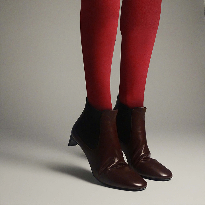 Pierre Hardy BOTTINES CHELSEA CLAUDE, cuir d'agneau marron, vue 8