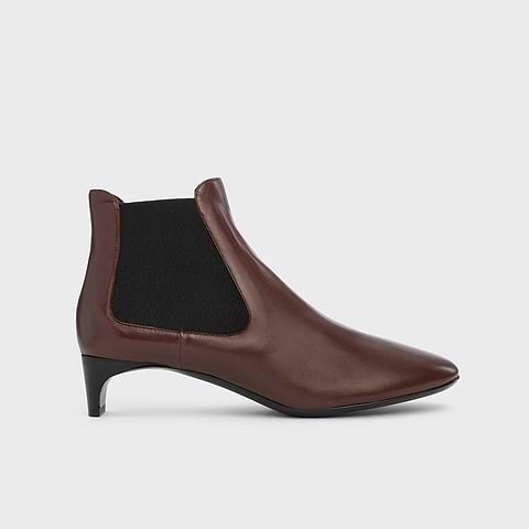 Pierre Hardy BOTTINES CHELSEA CLAUDE, cuir d'agneau marron