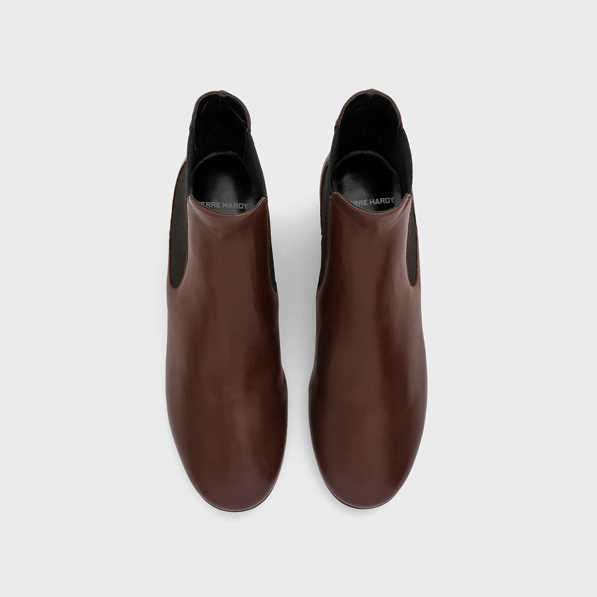 Pierre Hardy BOTTINES CHELSEA CLAUDE, cuir d'agneau marron, vue 3