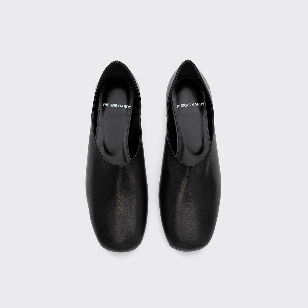 Pierre Hardy PIA SLIP-ON SHOES, cuir de chevreau noir, vue 3