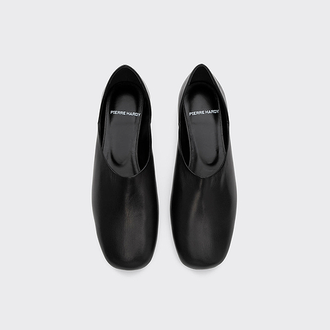 Pierre Hardy PIA SLIP-ON SHOES, black kidskin, vue 2