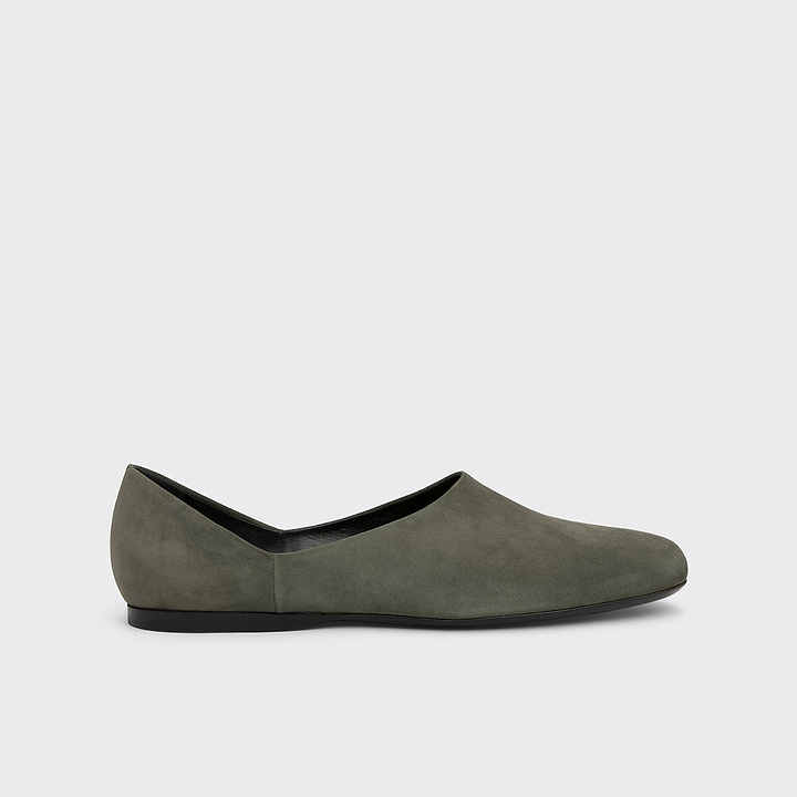 Pierre Hardy CHAUSSURES À ENFILER PIA, khaki suede kidskin