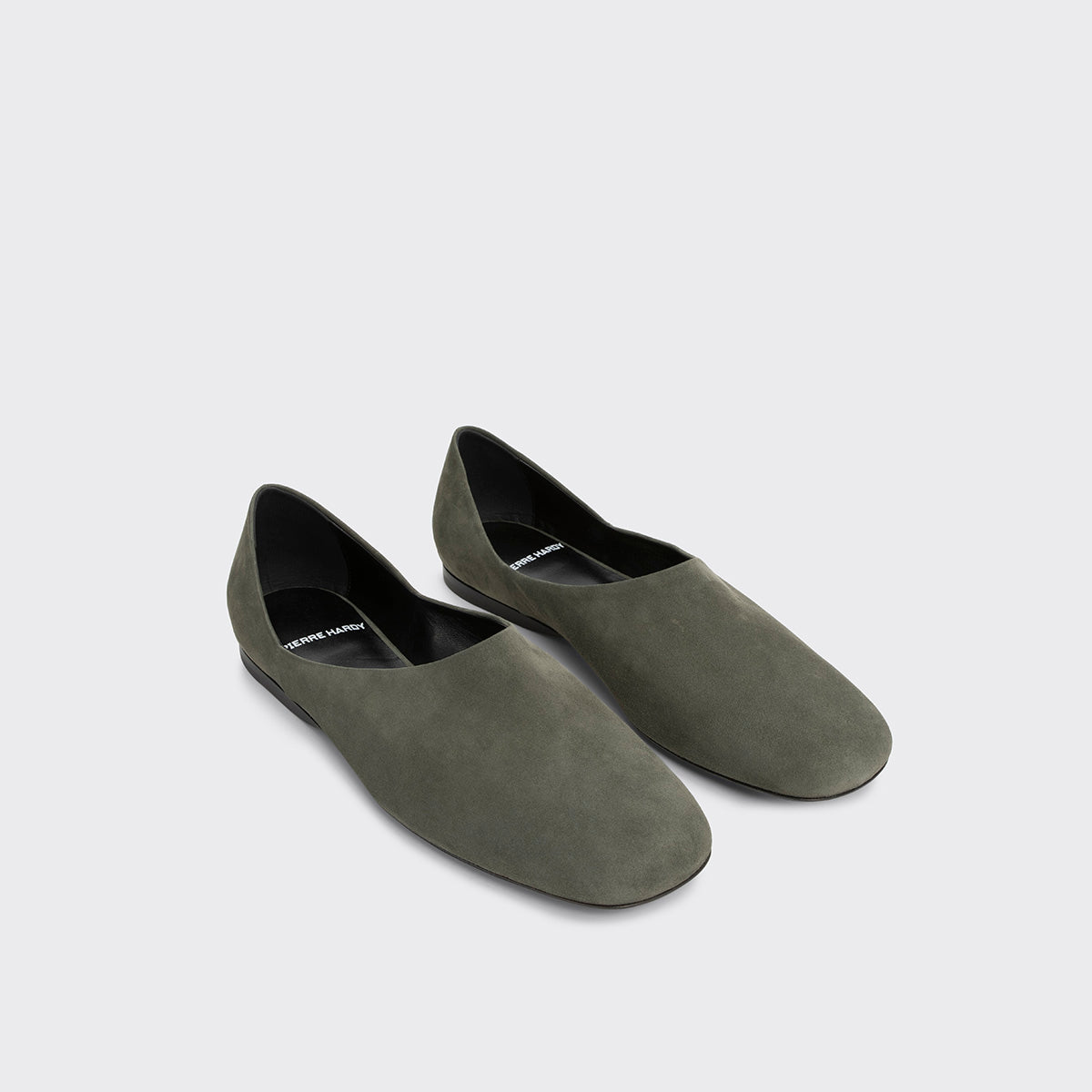 Pierre Hardy CHAUSSURES À ENFILER PIA, khaki suede kidskin, vue 2