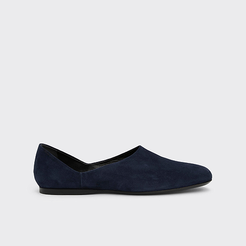 Pierre Hardy CHAUSSURES À ENFILER PIA, cuir de chevreau velours bleu marine